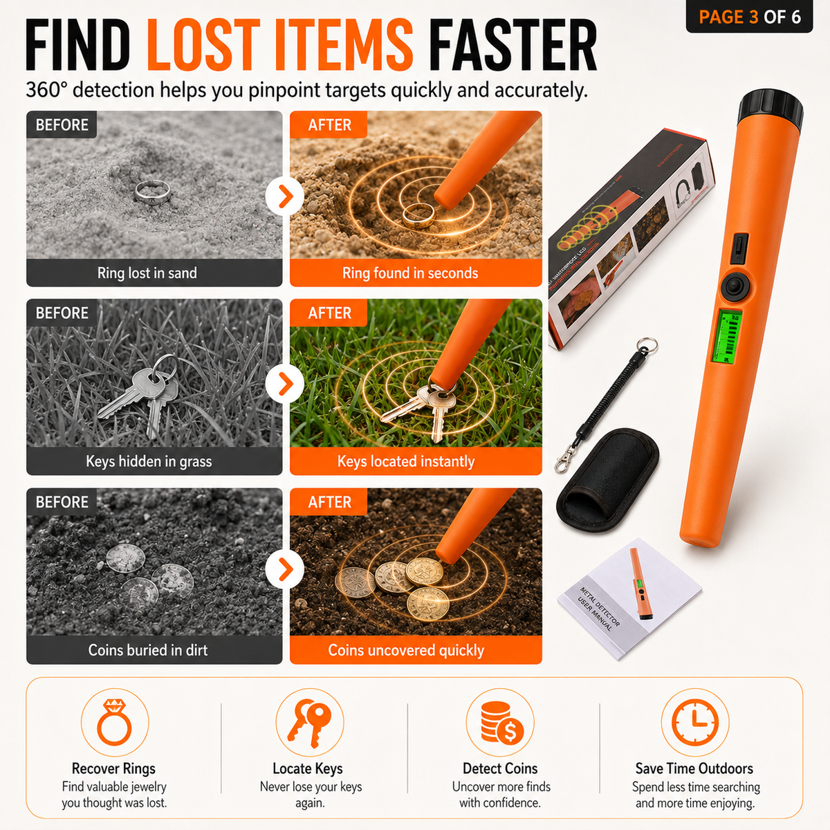 🥳HOT SALE🥳💞50K+ SOLD! Metal Detector – From £14.99! 360° scan, waterproof & vibration alerts. Find treasure – grab yours! ✅