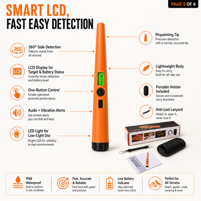 🥳HOT SALE🥳💞50K+ SOLD! Metal Detector – From £14.99! 360° scan, waterproof & vibration alerts. Find treasure – grab yours! ✅