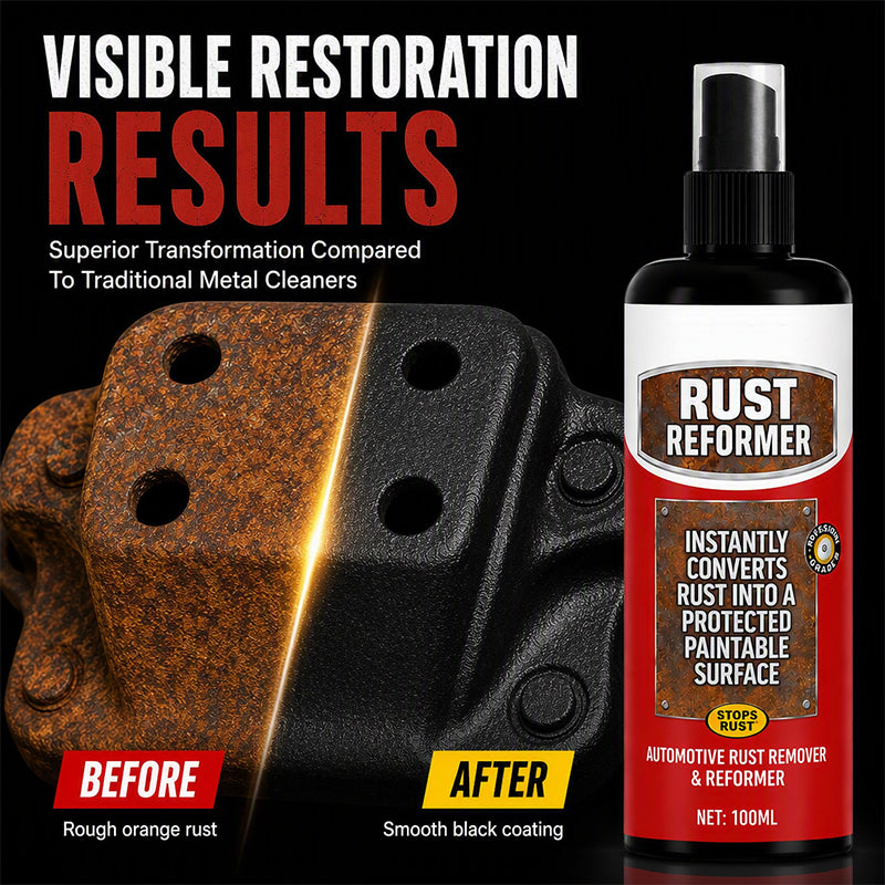 ⏳🔥LIMITED-TIME 50% OFF! ⏰⚡Buy 1 Get 1 Free⚡Heavy Duty Car Rust Reformer Spray