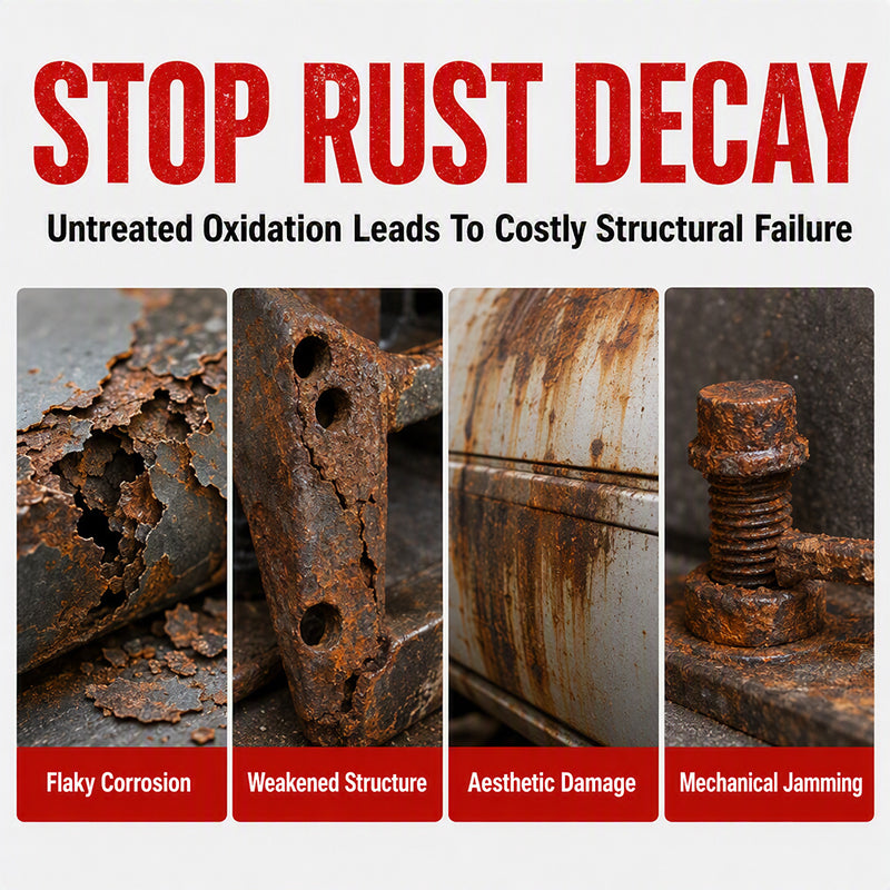 ⏳🔥LIMITED-TIME 50% OFF! ⏰⚡Buy 1 Get 1 Free⚡Heavy Duty Car Rust Reformer Spray