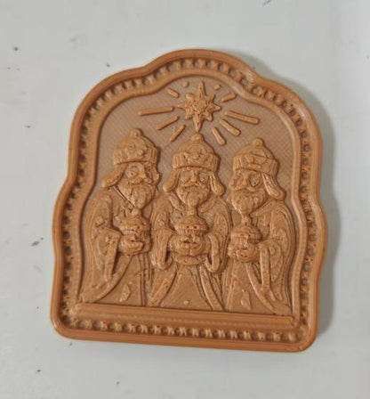 🎄🥧 Faith-Inspired Christmas Mini Pie Mold – 3D Holiday Pastry Press for Meaningful Christmas Baking
