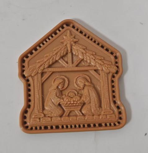 🎄🥧 Faith-Inspired Christmas Mini Pie Mold – 3D Holiday Pastry Press for Meaningful Christmas Baking