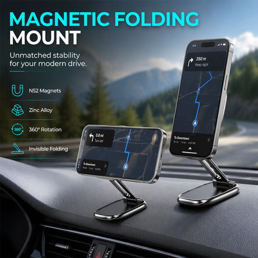 360° Rotatable Magnetic Car Phone Mount