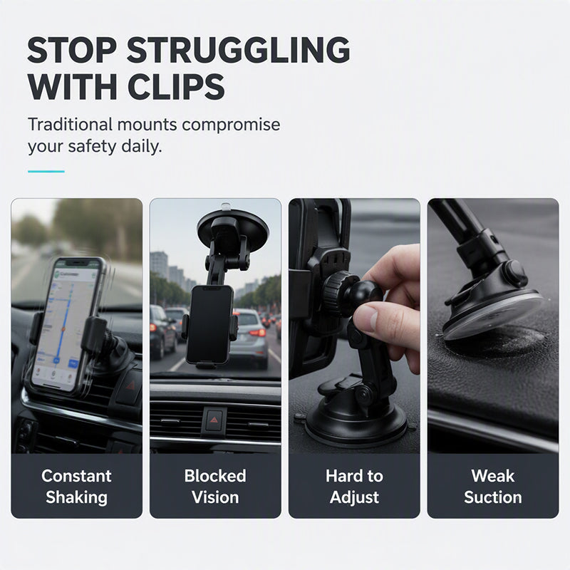 360° Rotatable Magnetic Car Phone Mount