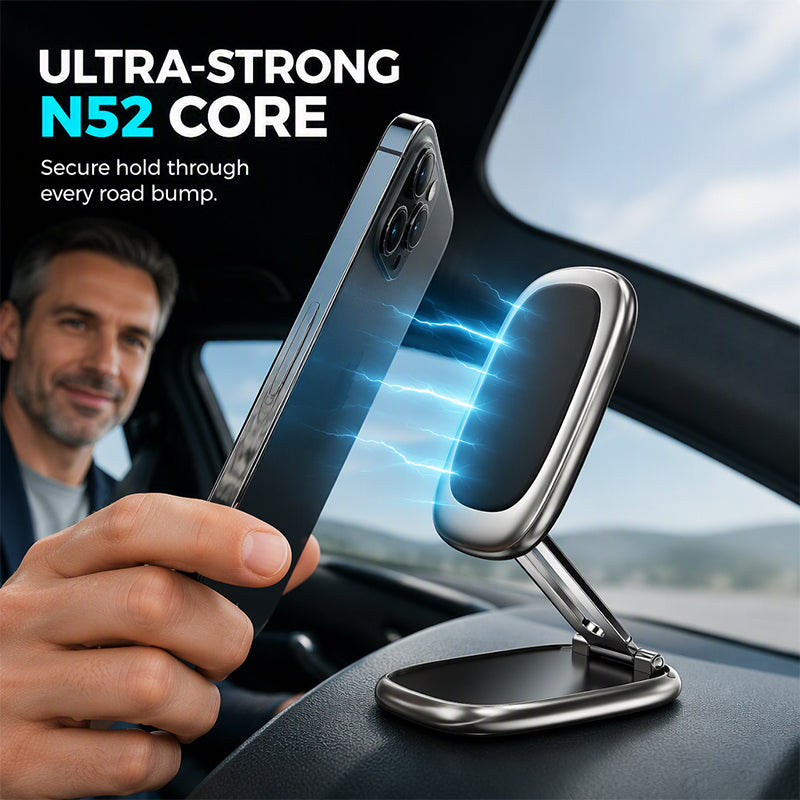 360° Rotatable Magnetic Car Phone Mount