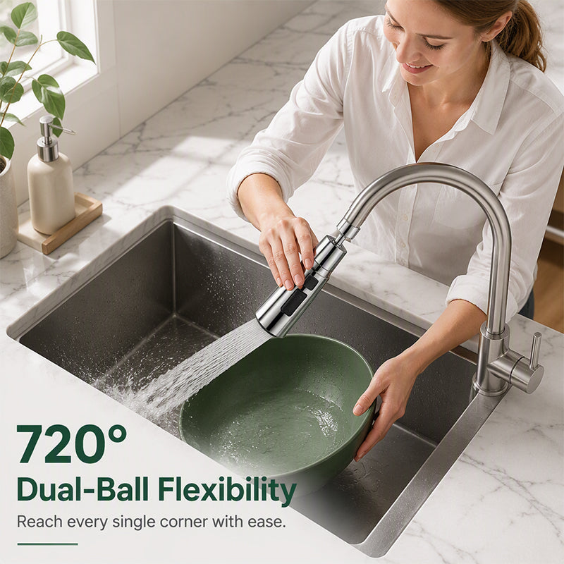 Universal Rotating Kitchen Faucet Nozzle