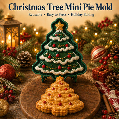 🎄🥧 Christmas Mini Pie Mold 🎅 Festive Press Maker for Santa, Gingerbread & Reindeer Pastries