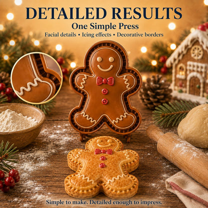 🎄🥧 Christmas Mini Pie Mold 🎅 Festive Press Maker for Santa, Gingerbread & Reindeer Pastries