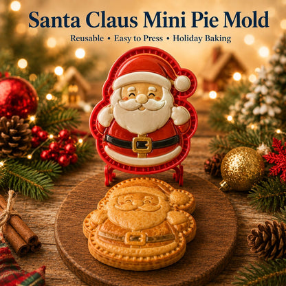 🎄🥧 Christmas Mini Pie Mold 🎅 Festive Press Maker for Santa, Gingerbread & Reindeer Pastries