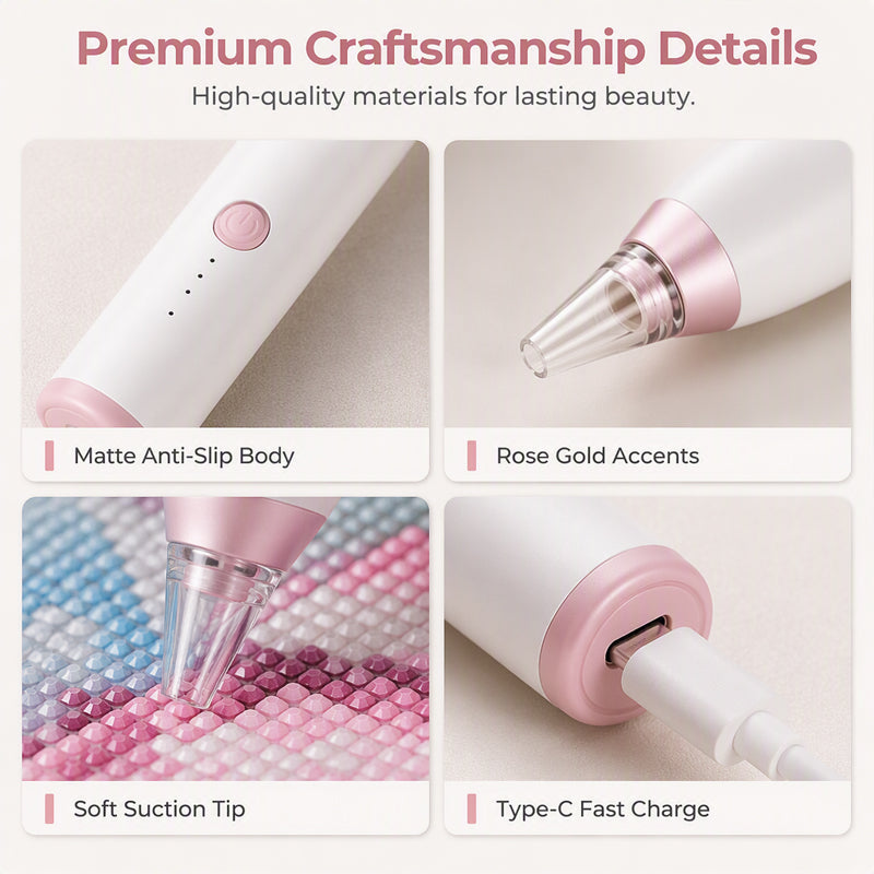 Electric Rhinestone Picker Pen for DIY Gem Art