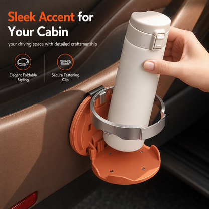 📢📢50% OFF !! ⏰Multifunctional Foldable Car Door Cup Holder