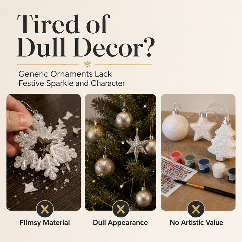 ⏳Limited-time 50% off⏰Christmas DIY Painting Hanging Ornaments Set🥳🎄
