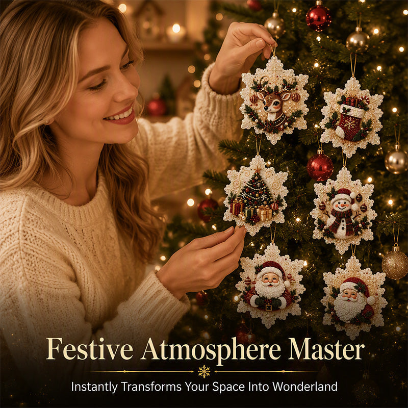 ⏳Limited-time 50% off⏰Christmas DIY Painting Hanging Ornaments Set🥳🎄