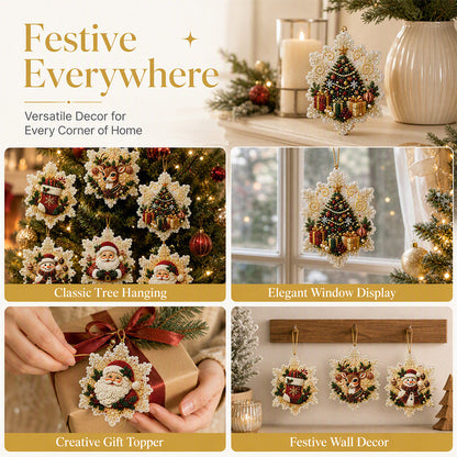⏳Limited-time 50% off⏰Christmas DIY Painting Hanging Ornaments Set🥳🎄