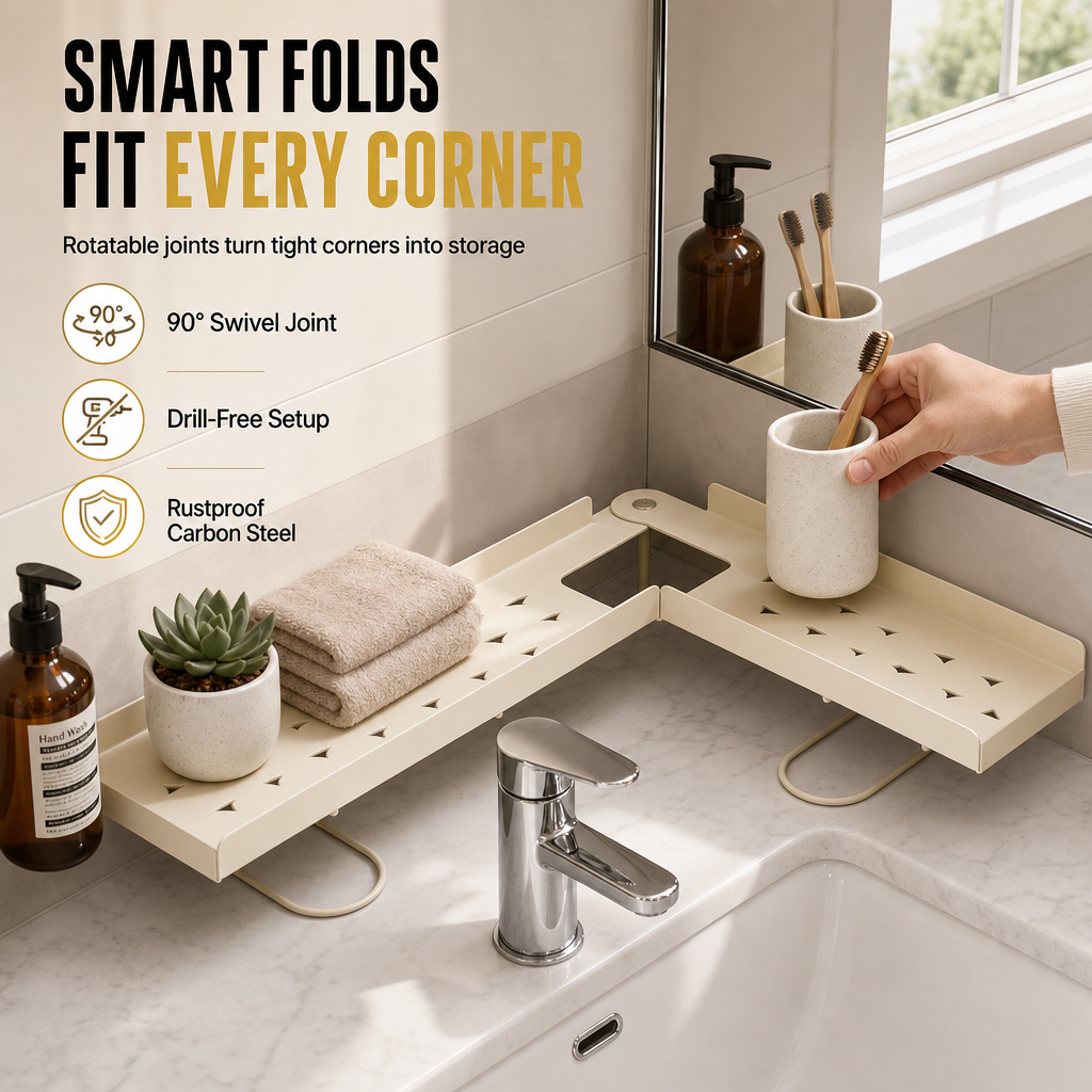 Freestanding Countertop Corner Storage Rack