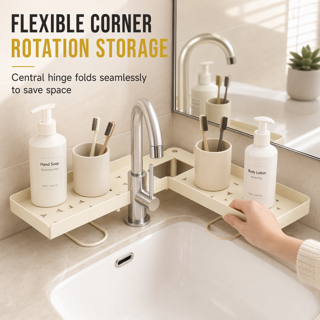 Freestanding Countertop Corner Storage Rack