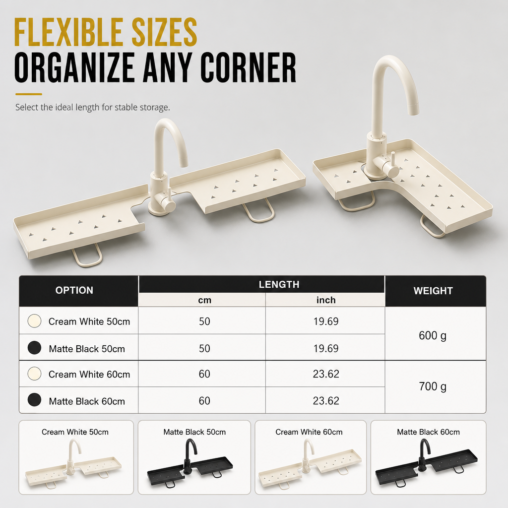 Freestanding Countertop Corner Storage Rack