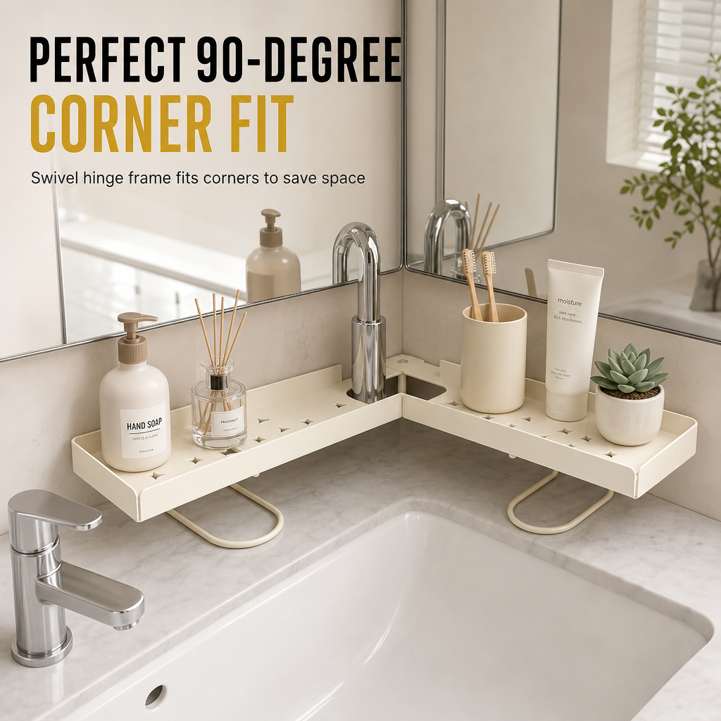 Freestanding Countertop Corner Storage Rack
