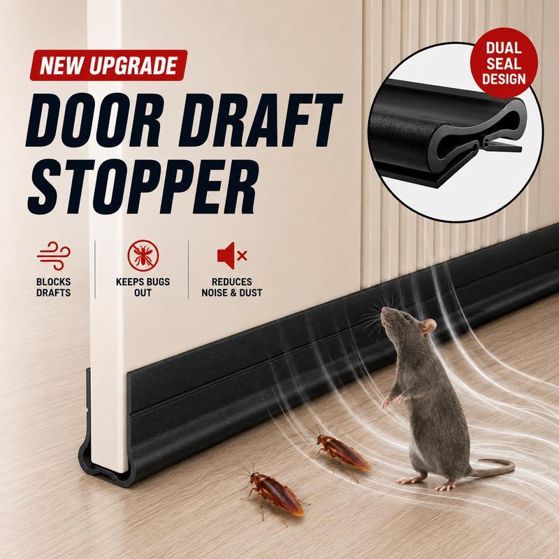 🚪❄️ Under-Door Draft Stopper – Block Cold Air, Dust & Door Gaps