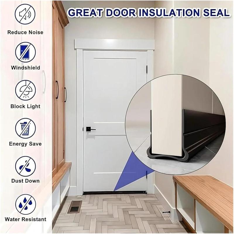 🚪❄️ Under-Door Draft Stopper – Block Cold Air, Dust & Door Gaps