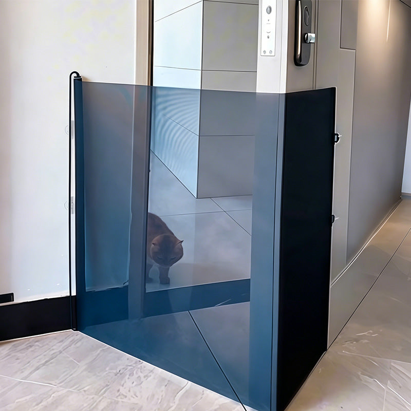 Retractable Punch-Free Pet Gate for Indoor Doorways and Stairs