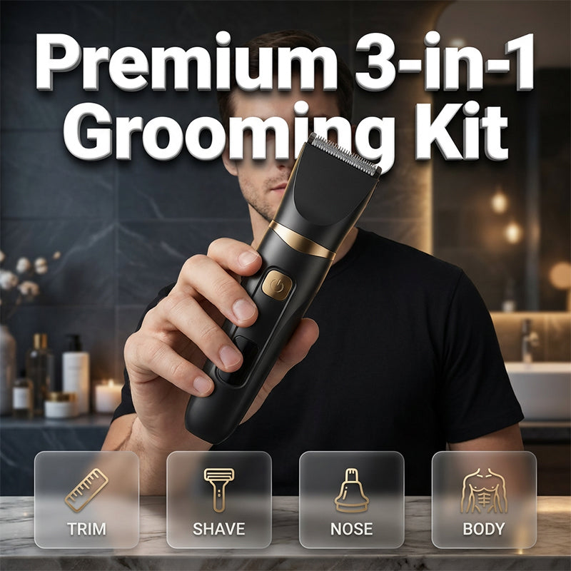 ✂️ 3-in-1 Electric Grooming Kit for Men & Women
