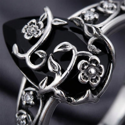 Bohemian Vintage Floral Vine Ring