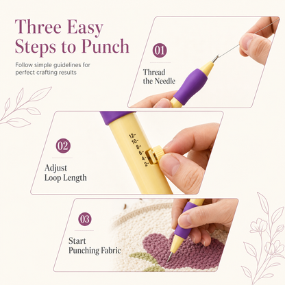 Punch Needle Embroidery Tool Kit
