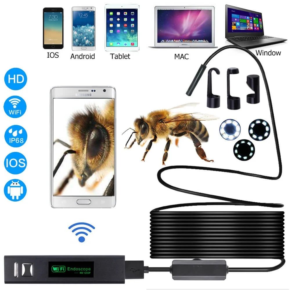 Last day 49% OFF-🔎 Plug-and-play endoscope camera - compatible with Android, iPhone and iPad for direct connection