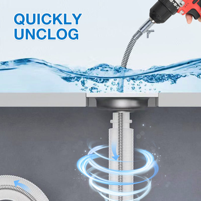 Electric Drill- Drived Drain Dredging Spring