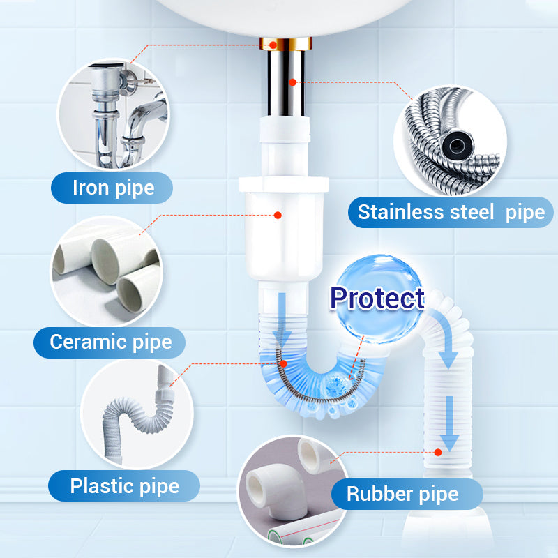 Electric Drill- Drived Drain Dredging Spring