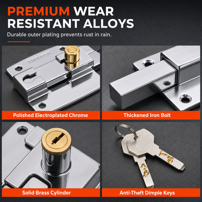 🚪 Upgrade Your Gate Security With a Heavy-Duty Bolt