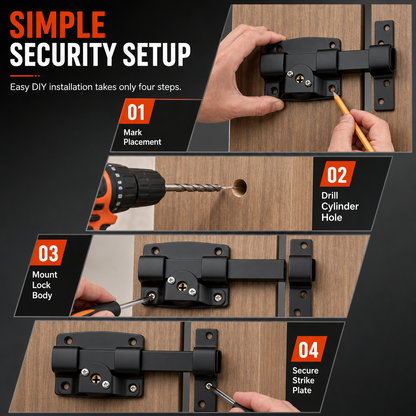🚪 Upgrade Your Gate Security With a Heavy-Duty Bolt