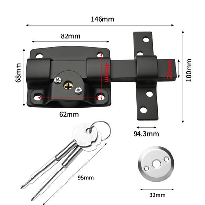 🚪 Upgrade Your Gate Security With a Heavy-Duty Bolt