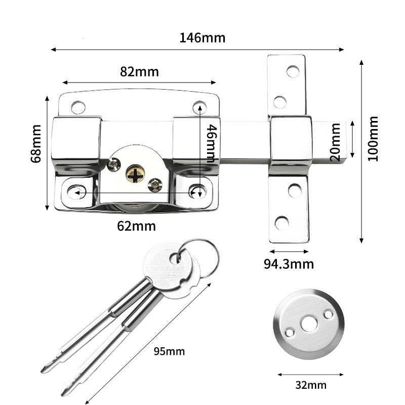 🚪 Upgrade Your Gate Security With a Heavy-Duty Bolt