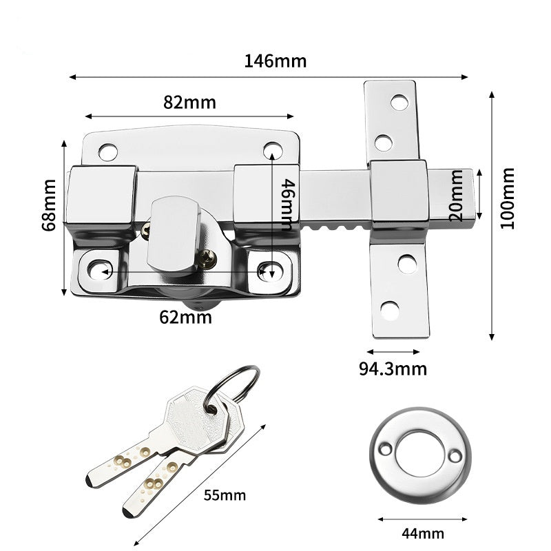 🚪 Upgrade Your Gate Security With a Heavy-Duty Bolt