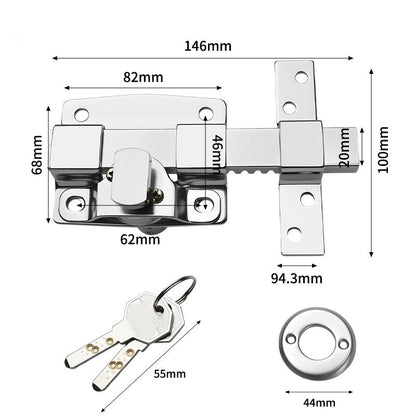 🚪 Upgrade Your Gate Security With a Heavy-Duty Bolt