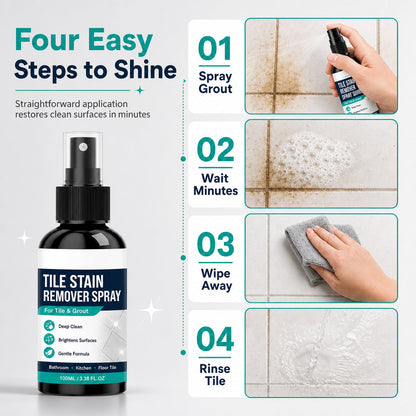 🧼🎯 Grout Cleaning Spray – Easy Care for Tile Lines & Damp-Area Stains