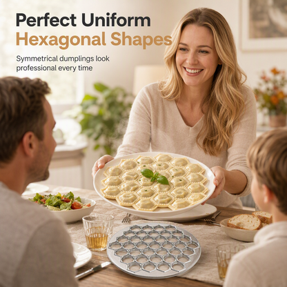 🥰LAST DAY SALE-50% OFF🥟 37-Hole Quick Dumpling Maker – Make 37 Dumplings at Once