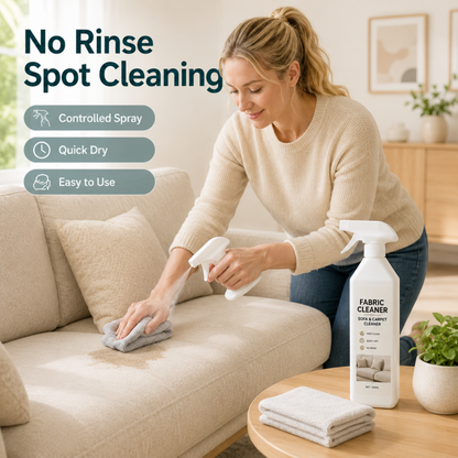 Waterless Fabric & Upholstery Cleaner Spray