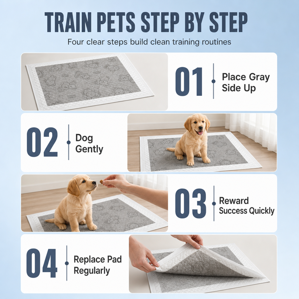 ✨ 7-Layer Charcoal Pet Pads – Quick-Dry Pads for Cleaner Floors🍃