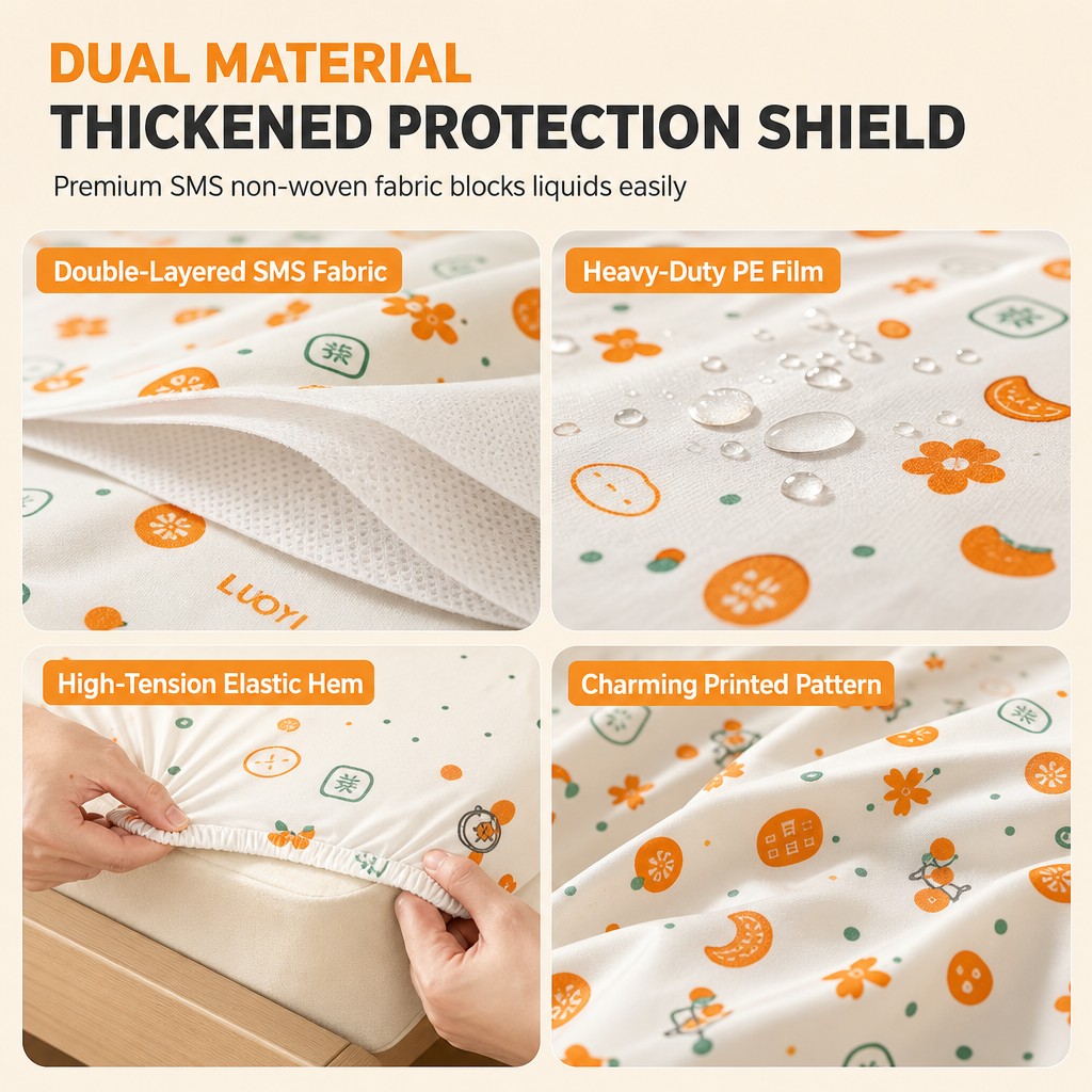 Print Elastic Bed & Sofa Dust Cover