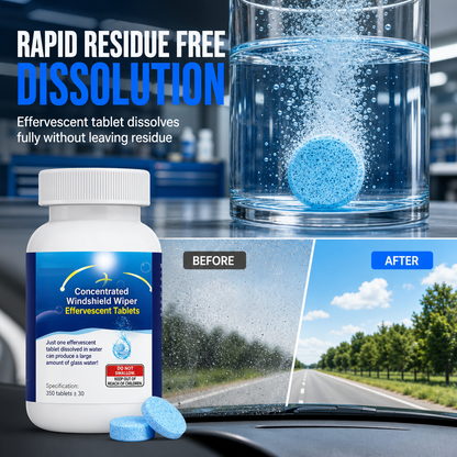 ⏳Limited-time 50% off⏰Car Windshield Washer Effervescent Tablets🚗🫧