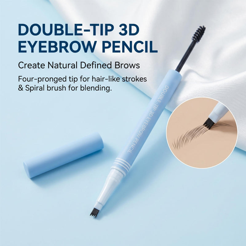 💥LAST DAY BUY 1 GET 1 FREE!!💥Double-Head Eyebrow Pencil for Defined Hair Strokes