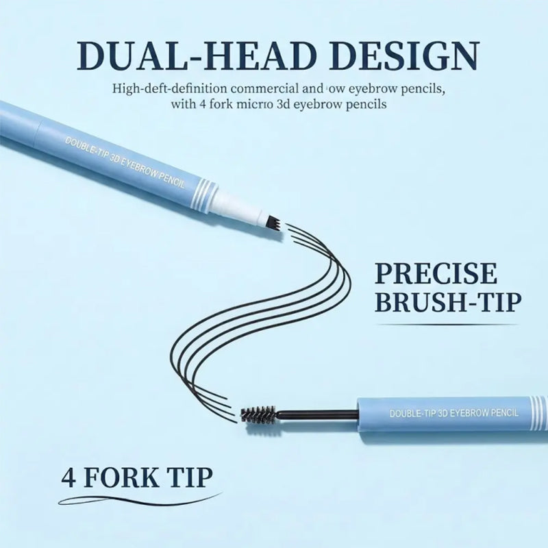 💥LAST DAY BUY 1 GET 1 FREE!!💥Double-Head Eyebrow Pencil for Defined Hair Strokes