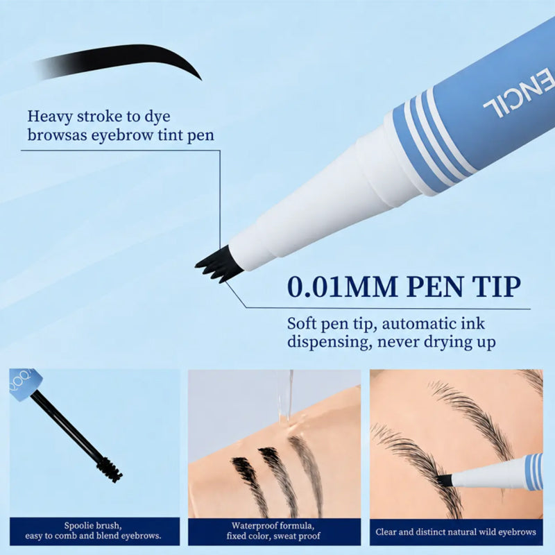 💥LAST DAY BUY 1 GET 1 FREE!!💥Double-Head Eyebrow Pencil for Defined Hair Strokes