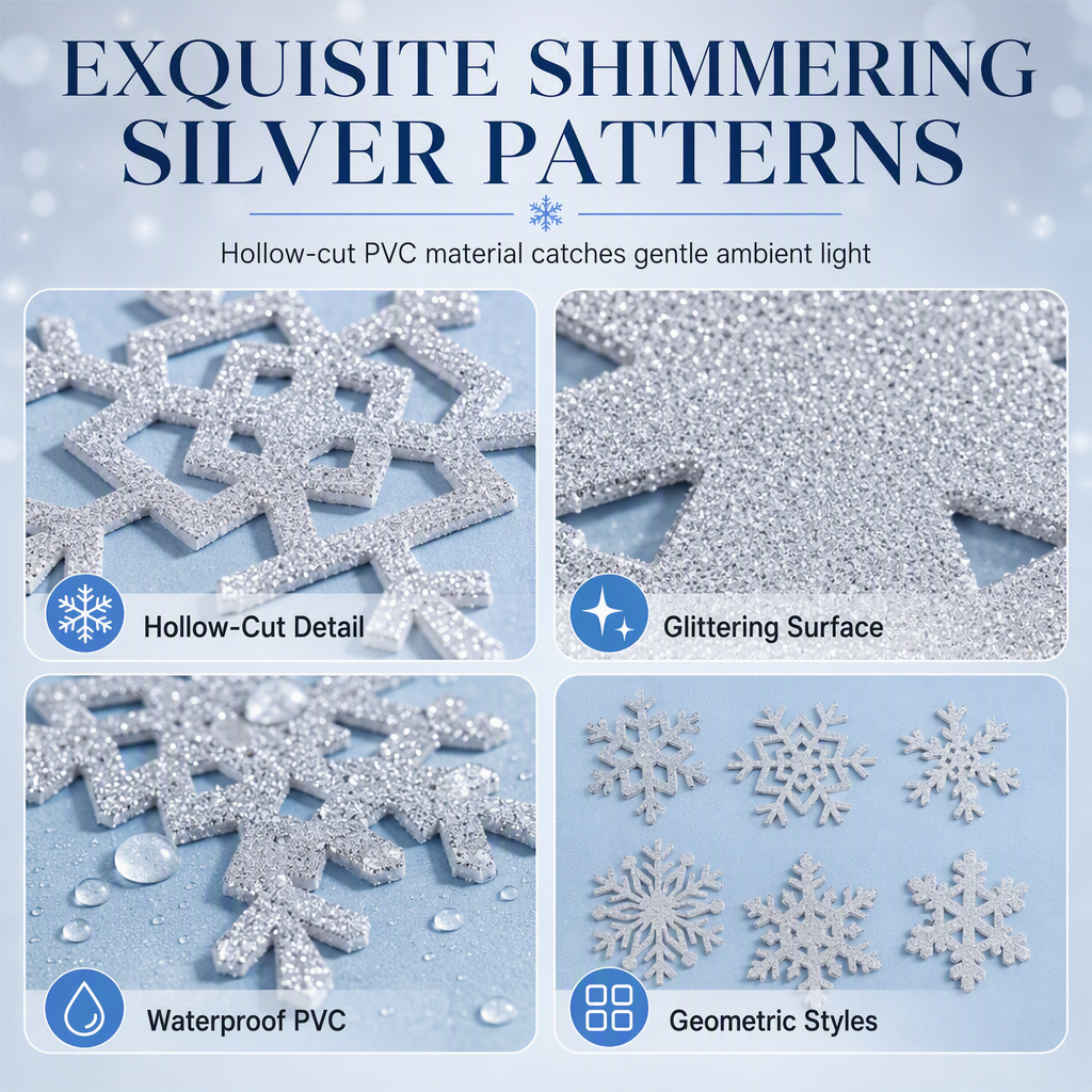 ❄Glowing Snowflake Night Light Wall Stickers💡