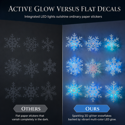 ❄Glowing Snowflake Night Light Wall Stickers💡