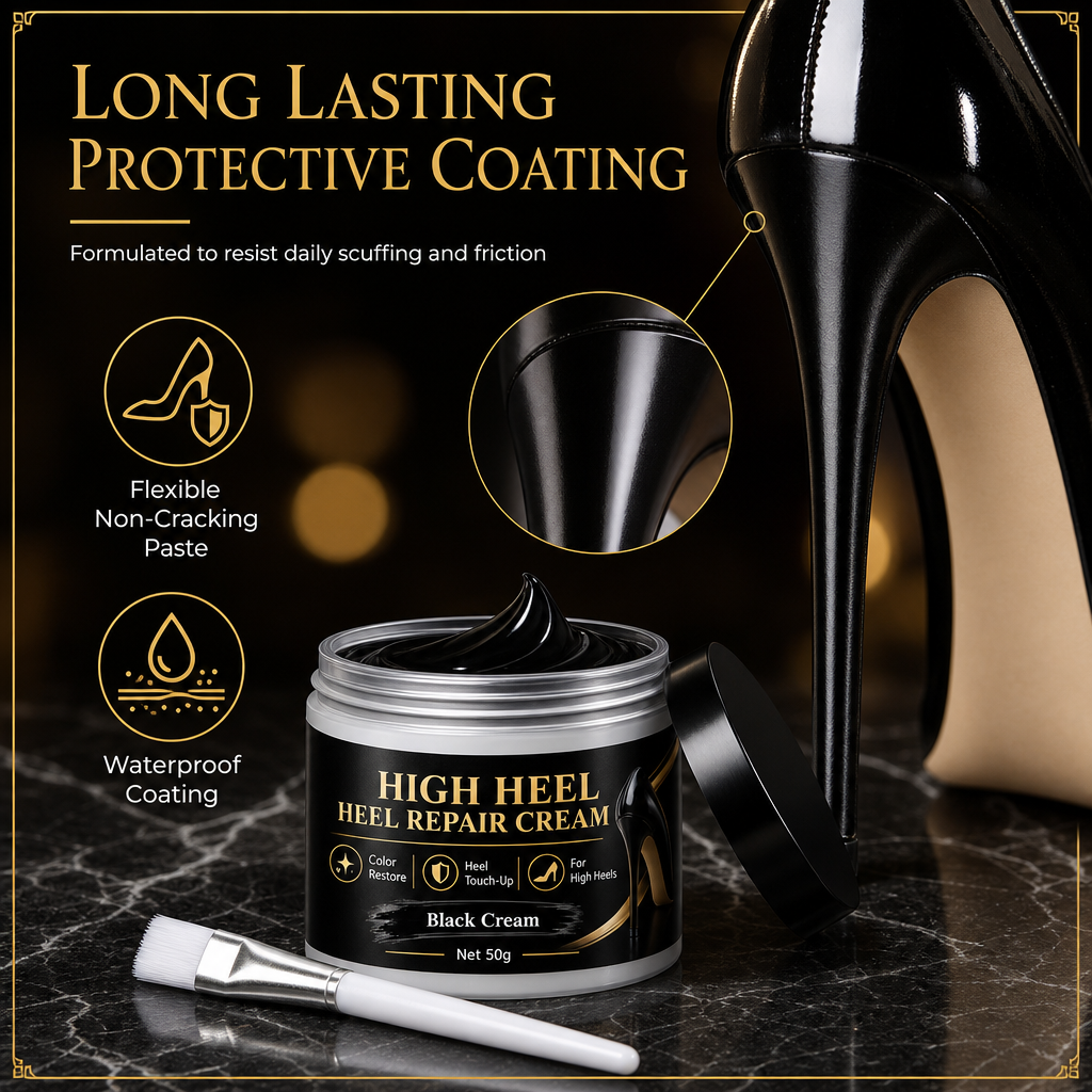 High Heel Shoe Heel Color Repair Cream