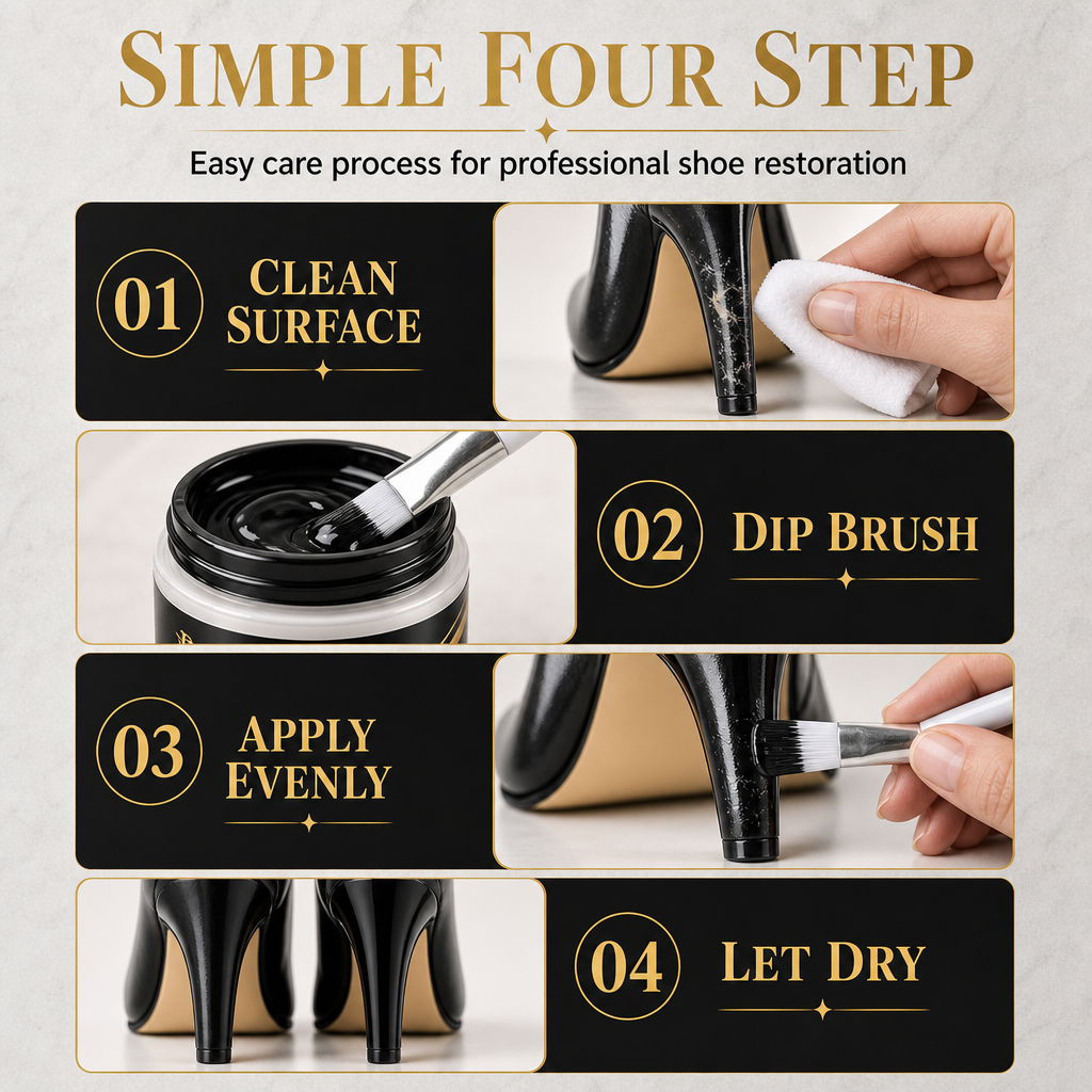High Heel Shoe Heel Color Repair Cream